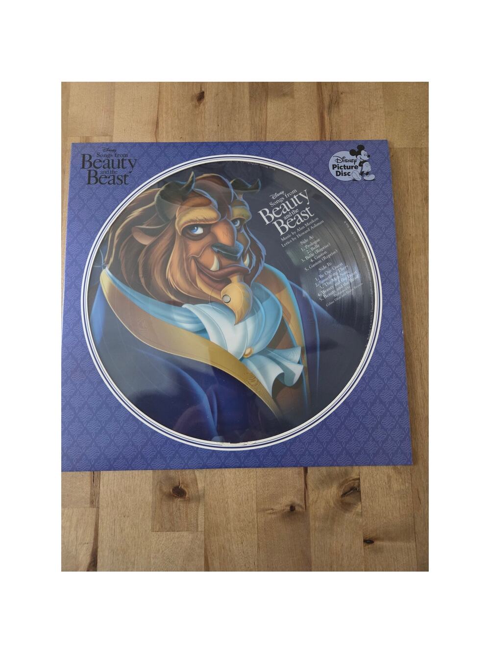 Beauty and the Beast Picture Disc Vinyl • Disney Collectible Soundtrack